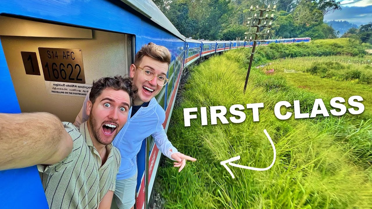Our $5 FIRST CLASS Train In Sri Lanka thumbnail