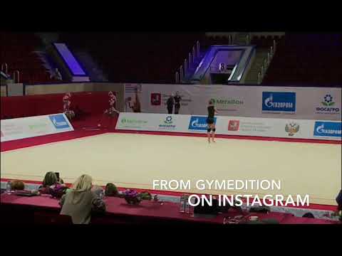 Alexandra Soldatova Clubs GPMoscow 2018 (Podium Training)