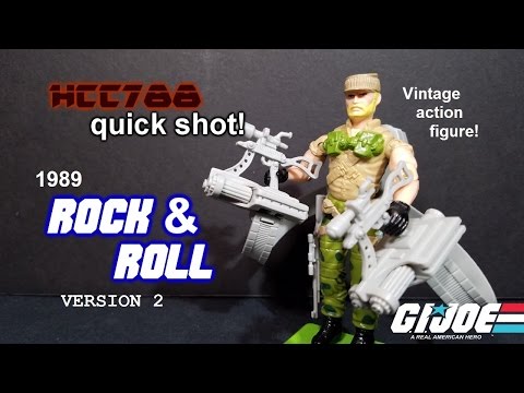 HCC788 quick shot: 1989 ROCK & ROLL v2 - Vintage G.I. Joe toy!