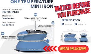 Beautural Travel Steam Iron