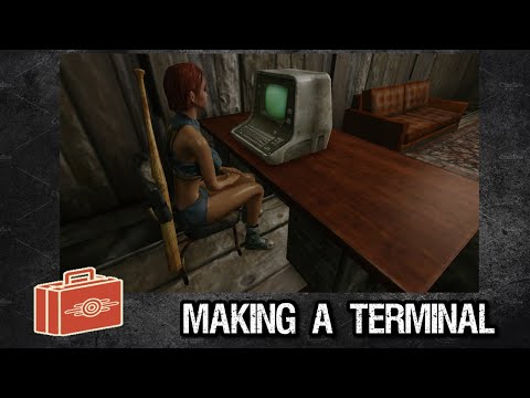 FO3 Geck tutorial  - how to make a terminal
