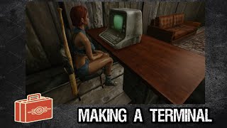 FO3 Geck  - how to make a terminal