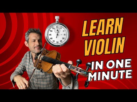 How To Play Violin In One Minute