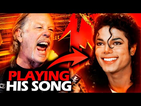 JAMES HETFIELD PLAYING A MICHAEL JACKSON SONG #METALLICA