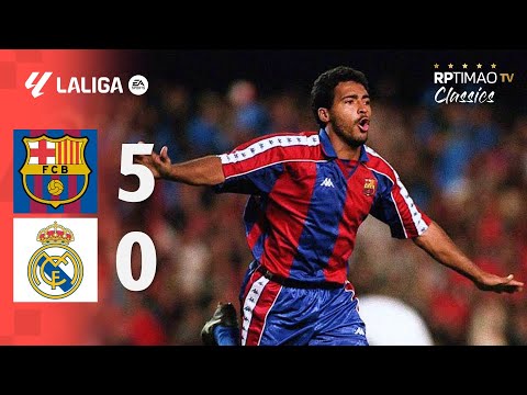 Barcelona 5 x 0 Real Madrid (Romário Hat-Trick) ● La Liga 93/94 Extended Goals & Highlights HD