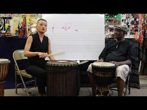 learning rhythm through West African Music - Tutorial 4 (Yankidi part 1)