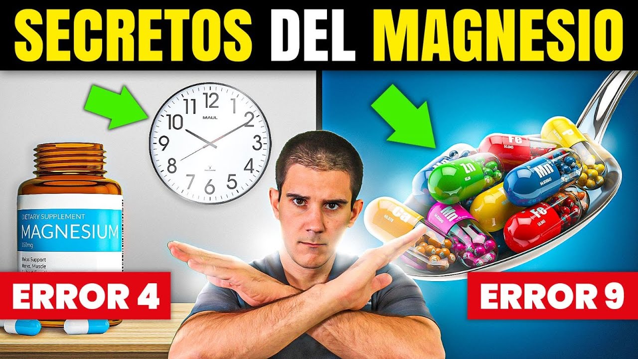 ¡10 ERRORES MAGNESIO!⚠️❌[REVELADO Cómo tomar MAGNESIO CORRECTAMENTE]✅