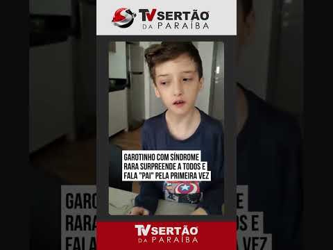 Presente inesquecível: Menino com paralisia cerebral diz 