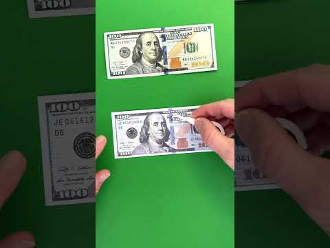 How to tell if your money is real or not #shorts #money #lifehack #tipsandtricks