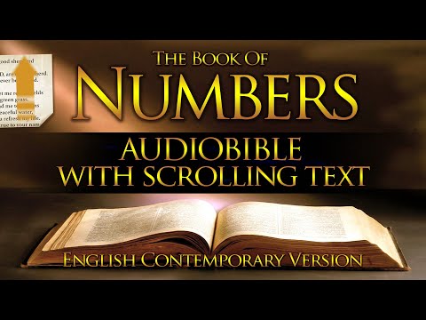 Holy Bible Audio: NUMBERS 1 to 36 - With Text (Contemporary English)
