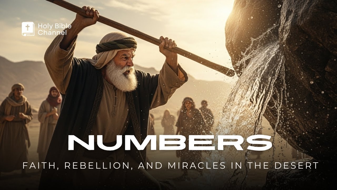 Holy Bible Audio: NUMBERS 1 to 36 - With Text (Contemporary English)