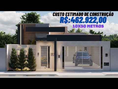 Você Não Vai Acreditar no Que Esta Casa de 3 Quartos Faz em Apenas 10x30 Metros!