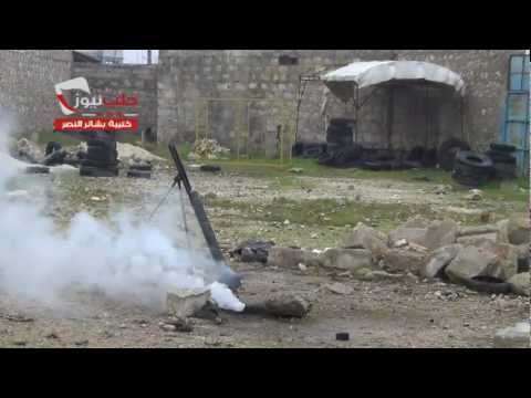 استهداف مطار النيرب العسكري بواسطة صاروخ محلي الصنع من قبل كتيبة بشائر النصر