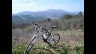preview picture of video 'Uphill bike ride from Florence to Bivigliano in Tuscany Italy'