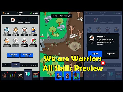We are Warriors All Skills Gameplay Preview - YouTube