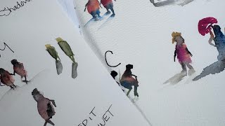 How to Paint Simple Figures in Watercolor | Absolute Beginners