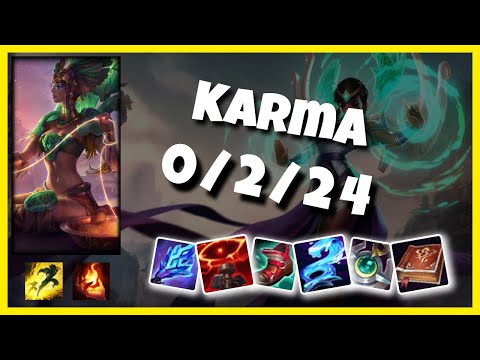 Karma Support 11.4 Challenger Gameplay Replay - S11 (0/2/24) - BR
