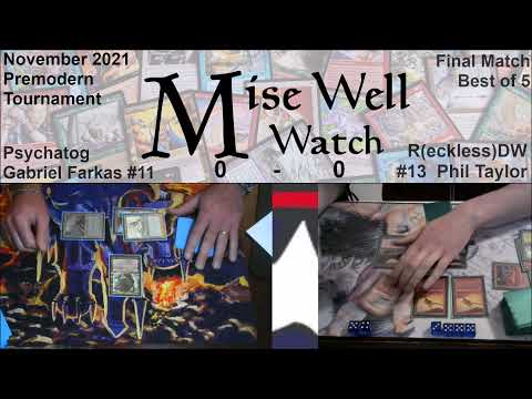November 2021 Premodern Monthly - Final Match - Psychatog vs R(eckless)DW