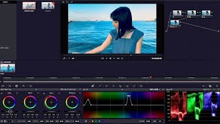 DaVnchi Rresolve 15 でカラーグレーディングをする様子 ※音なし