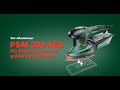 Bosch Deltaschleifer PSM 200 AES Video