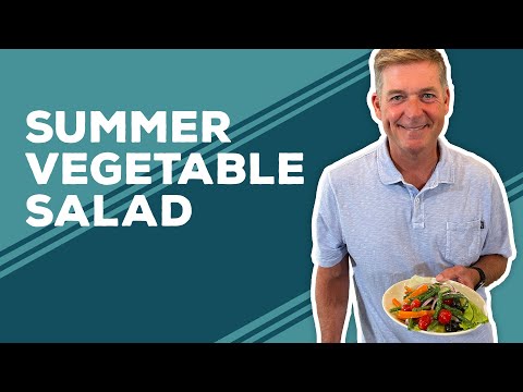 Love & Best Dishes: Summer Vegetable Salad Recipe | Marinated Veggie Salad