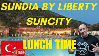 Ölüdeniz Sundia by Liderty Suncity Hotel Lunchtime Restaurant Tour..