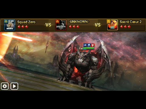 KUNITE & SIN DEBUT IN G3 SIEGE: Squad Zero vs -UNKNOWN- vs Sacré Cœur 2 (Summoners War)