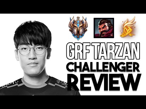 What Does High Level Jungling Look Like? GRF Tarzan Graves KR Challenger Review - KDA 7/4/10