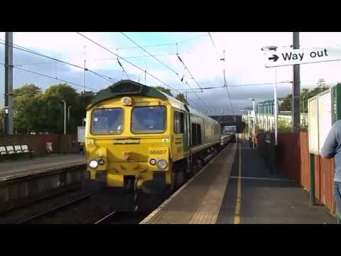 Freightliner class 66 at Euxton Balshaw Lane 1/10/2016