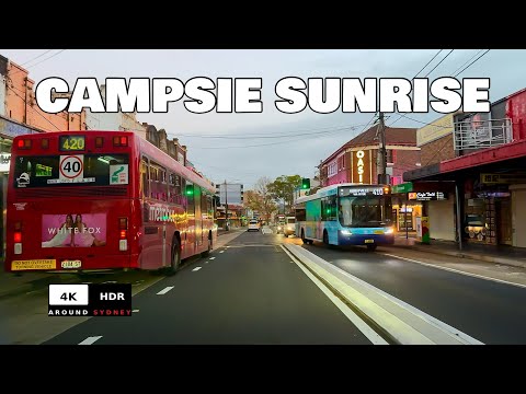 SUNRISE Castle Hill Sydney Drive 4K HDR POV | Campsie→ Melrose - Castle Hill