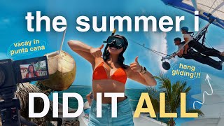 PUNTA CANA, HANG GLIDING, & VACATION GRWM | the summer i did it all