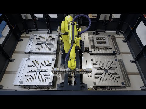 GEORG precisioncut TBA300 robotline - fully automatic cutting and stacking solution