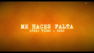 Me Haces Falta Music Video