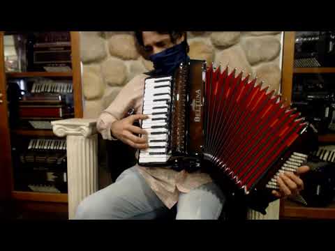BELTEURIII3072WR - Walnut Root Beltuna Euro III Piano Accordion LMM 30 72 $3999