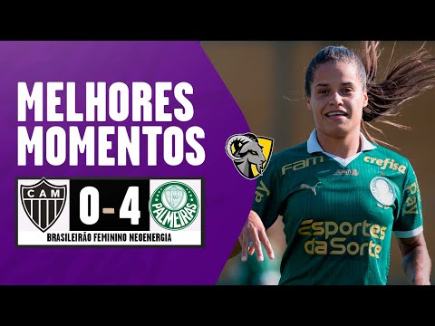 Gols e lances de Atlético Mineiro x Palmeiras