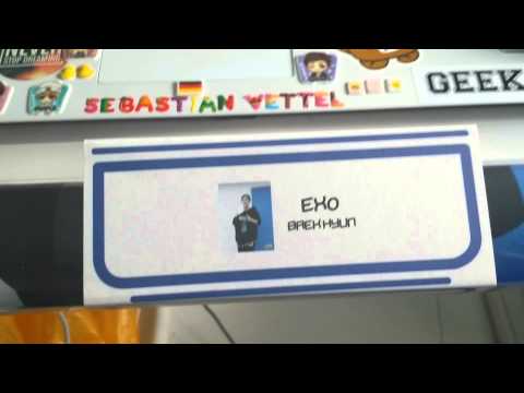 Unboxing EXO Baekhyun SM Pop up store merch
