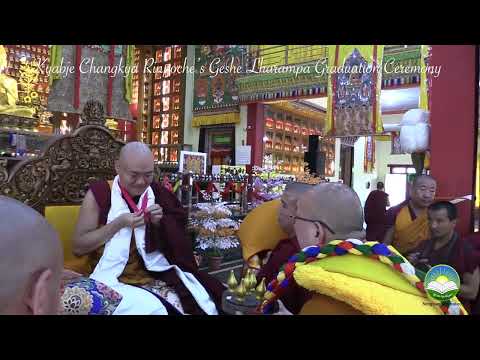 Kyabje Changkya Rinpoche's Geshe Lharampa Graduation Ceremony