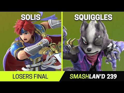 SmashLAN'd 239 Losers Final - Solis (Corrin, Roy) vs Squiggles (Wolf) - SSBU Tournament