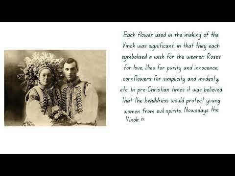 Ukrainian wedding vinok