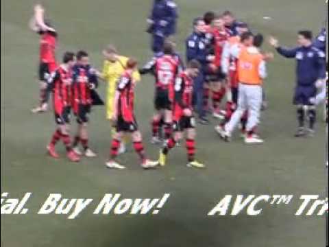 Bournemouth fans at Dean Court after Scunthorpe match