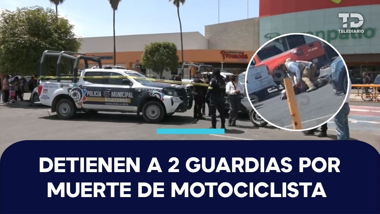 Revelan VIDEO del asesinato de motociclista atacado por guardia en Ecatepec; hay dos detenidos