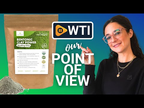 100% Pure Calcium Bentonite Clay Powder - Bentonite Clay Food Grade - WTI product video review