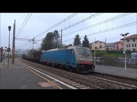 IL TRANSITO DELLE E.474+E.483 NORDCARGO CON CARRI MERCI PER COILS A CANTU' CERMENATE. 5 - 4 - 2016