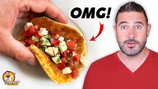 Only 2.7g NET CARBS? • Viral CHICKEN PARM Smashed Tacos!