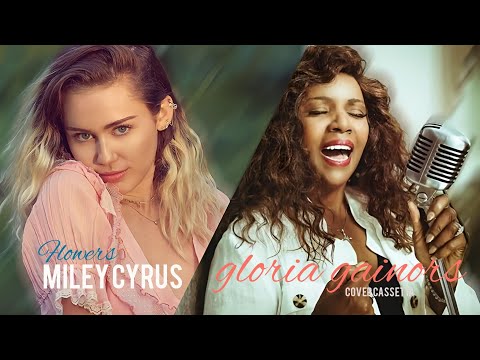 miley cyrus vs cassetta | REMIX (Gloria gaynor) i will survive _ flowers 2023