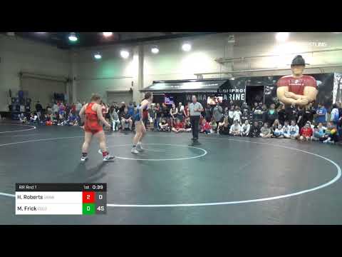 152 Lbs Rr Rnd 1 Haley Roberts USAW Draw Vs Madeline Frick Colorado Dual