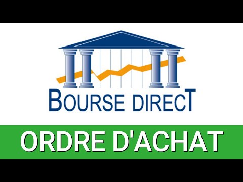 🚀 Passer un ORDRE D'ACHAT avec BOURSE DIRECT