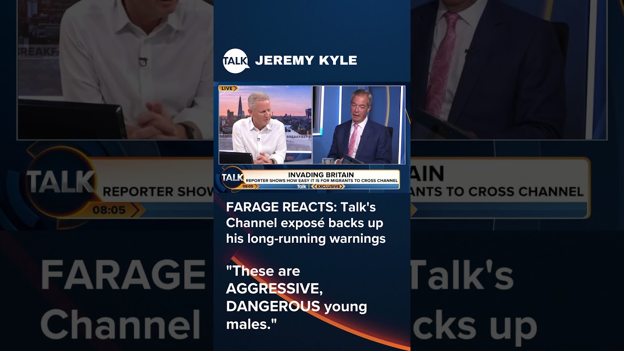 Video: TalkTV segment stresses young adult male predominance in Channel small boat arrivals