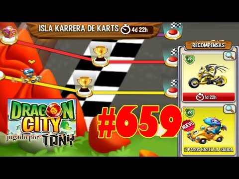 Dragon City "Capítulo 659 - La Isla Karrera de Karts (2ª parte)" por Tony