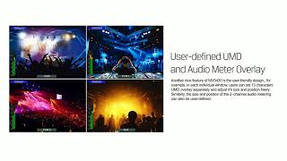 Video 1 zu AVMATRIX 3G-SDI QUAD SPLIT Multiviewer MV0430